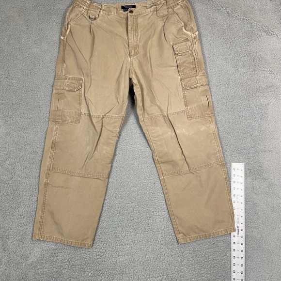 511 Tactical Pants Mens 40x30 Tan Cargo Straight Khakis EMS EMT Tactical 74251 - Picture 1 of 12